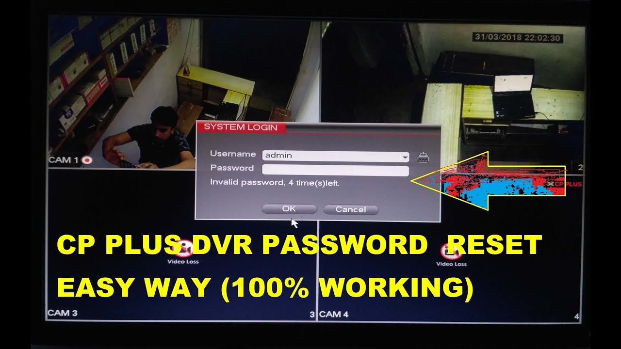 admin passwords cctv